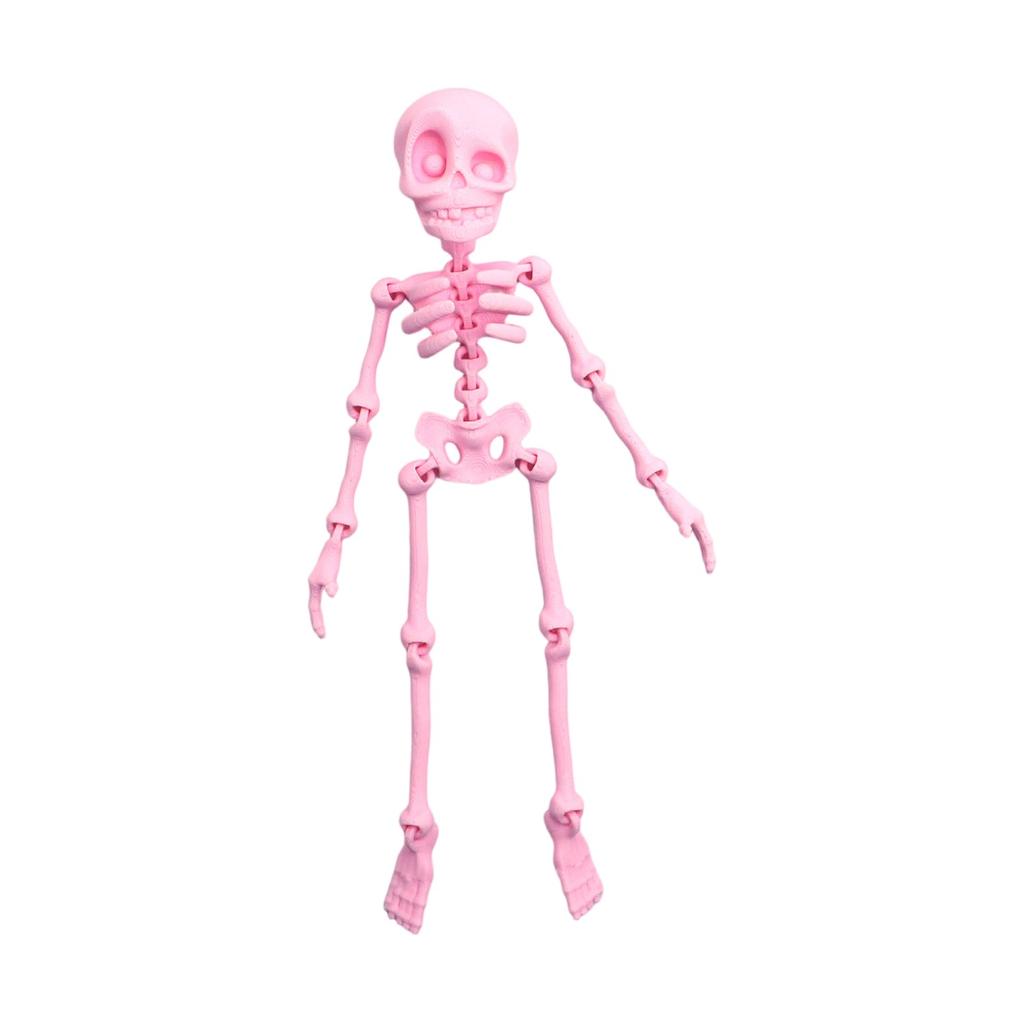 Esqueleto Humano Impresso em 3D Articulação Móvel Brinquedo de Halloween Infantil Ímã de Geladeira Criativo