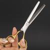 7.0 inch Professional Pet Grooming Scissors Fishbone Teeth Straight/Curved Thinning Scissor for Dogs Pet Groomer Tools Products