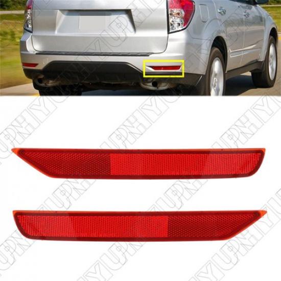 2x For 09-18 Subaru Forester Rear Bumper Reflector Light 84281SC010, 84281SC000