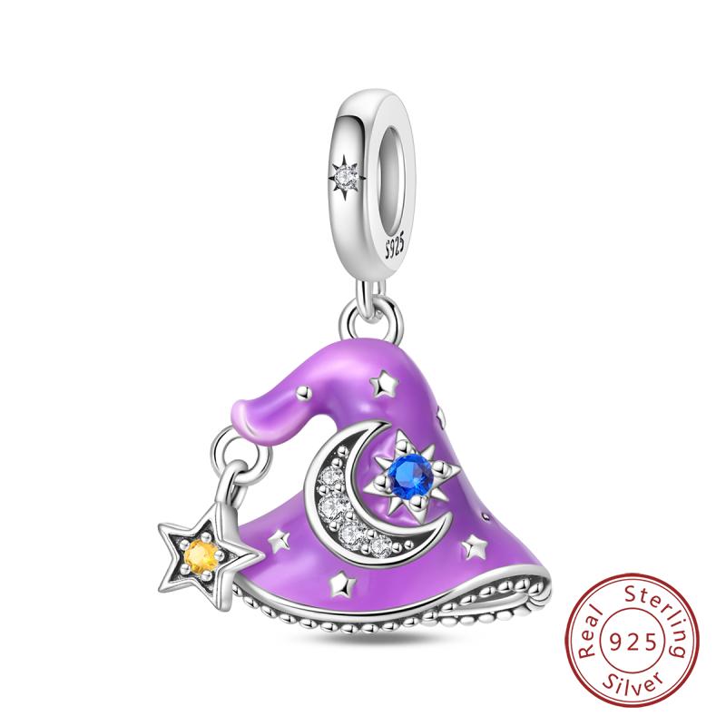 New Winter Charms Bead Copper Snowflake Snowman Penguin Deer Dangle Fit Bangle Bracelet Necklace Diy Jewelry