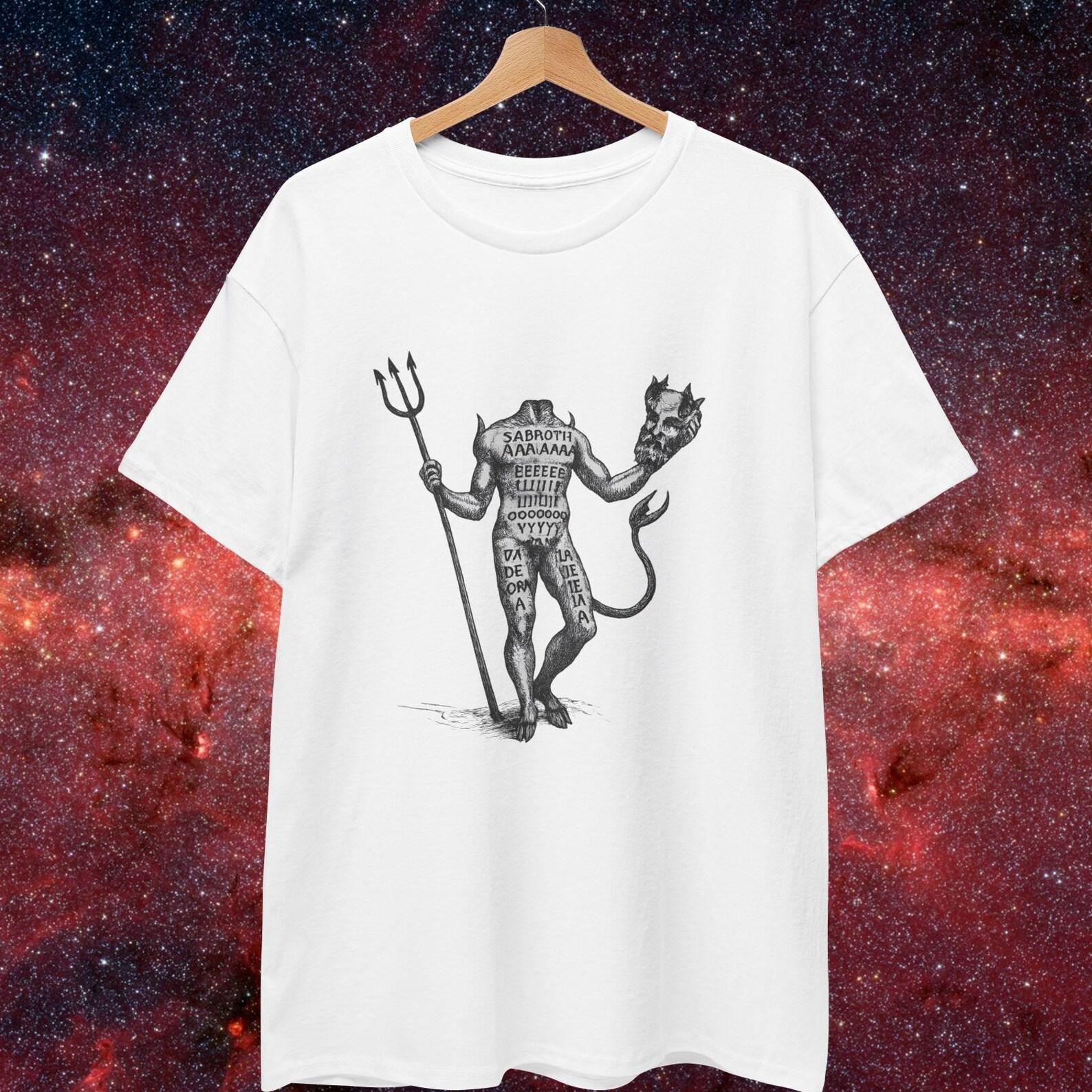 Headless Devil T shirt, Medieval Woodcut Demon 4XL