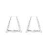 Gold Hip Hop Bamboo Hoop Earrings – Extra Large Exaggerated Circle Studs