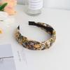 New Print Headband French Vintage Hair Band Girls Go Out Headband Hair Card Women Hair Accessories