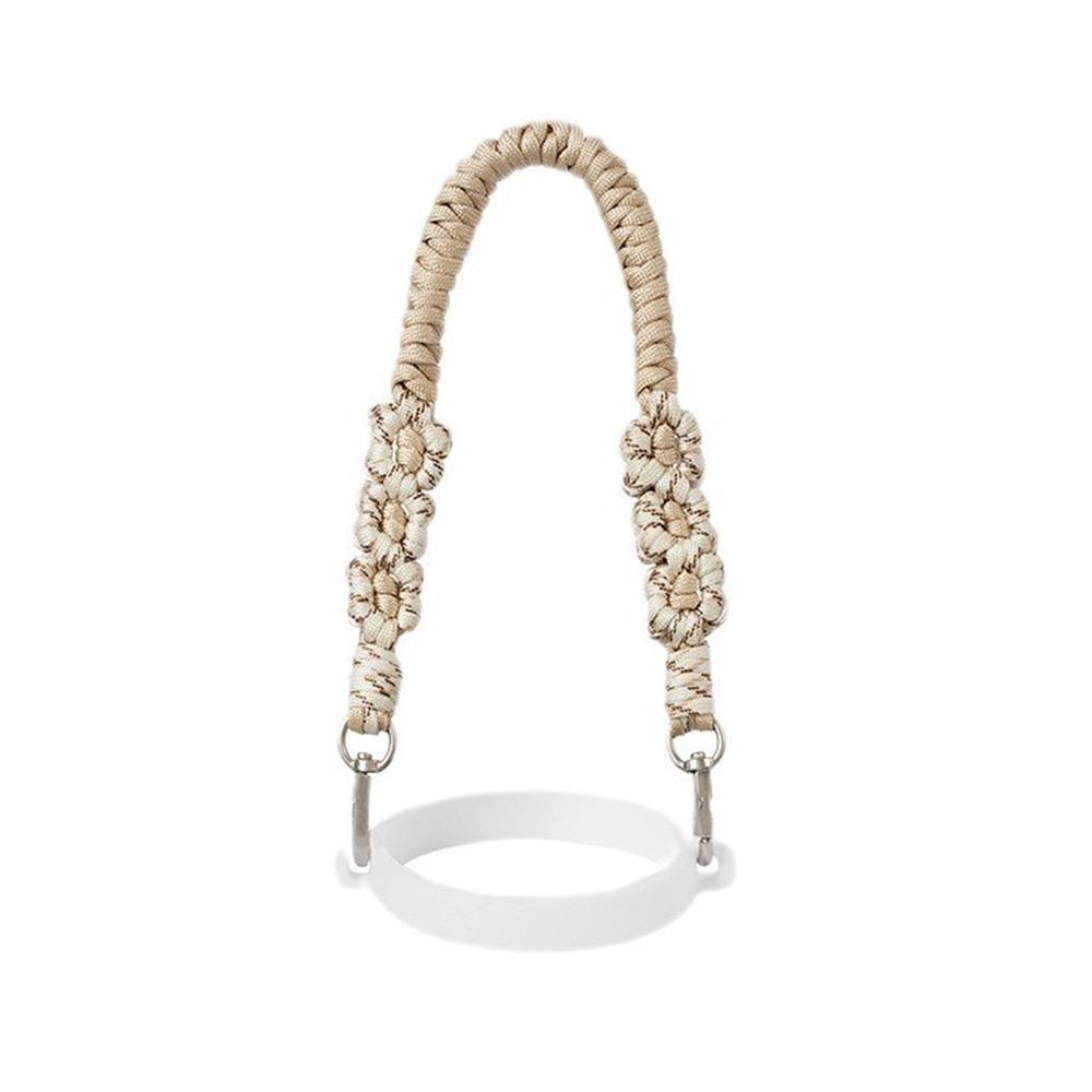 Handwoven Water Bottle Handle Strap Daisy Flower with Adjustable Hand Strap Water Cup Hanging Rope Macrame Water Bottle Holder
