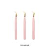 High Precision Stainless Steel Eyelash Extension Tweezers in Light Pink Mesh Pattern
