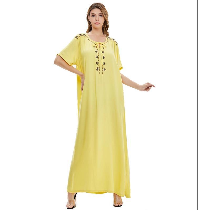 Dubai Middle East Ladies Long Abaya Dress
