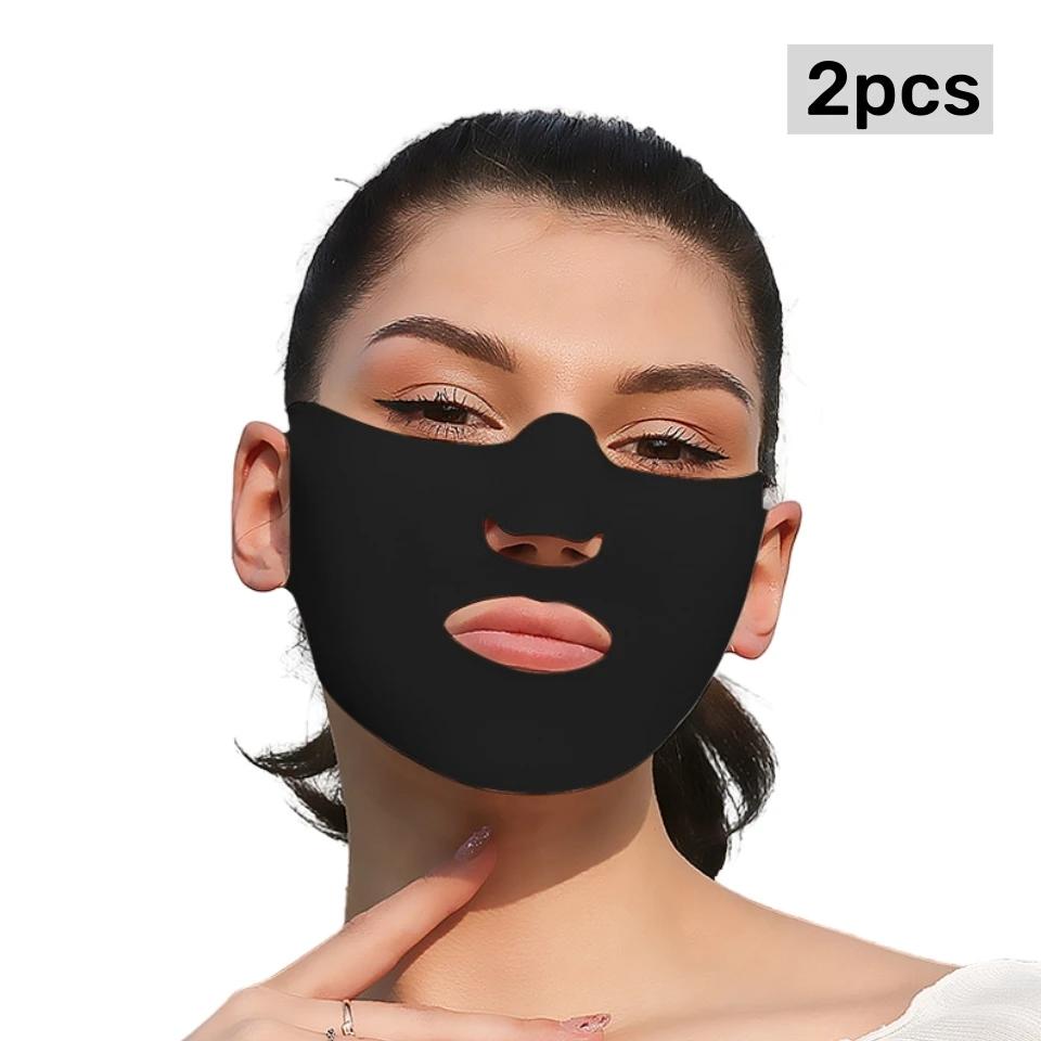 2pcs/lot Summer Outdoor Golf Sun Protection Patches Facial Cooling Golf Hydrating Patches UV Protection Care Mask Sunscreen Skin