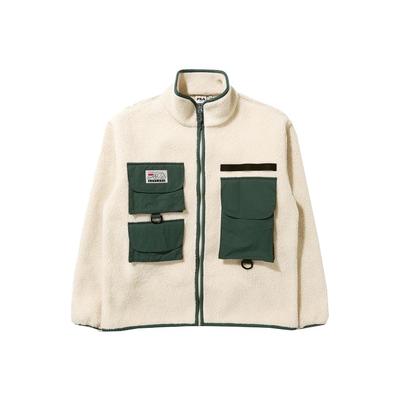 Fleece Lined Zip Jacket Men Jackets Beige FS2PLD4E11X-LBE