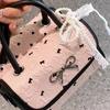 Bow Casual Fashion Summer New Simple Design Sense Love Shoulder Handbag Women