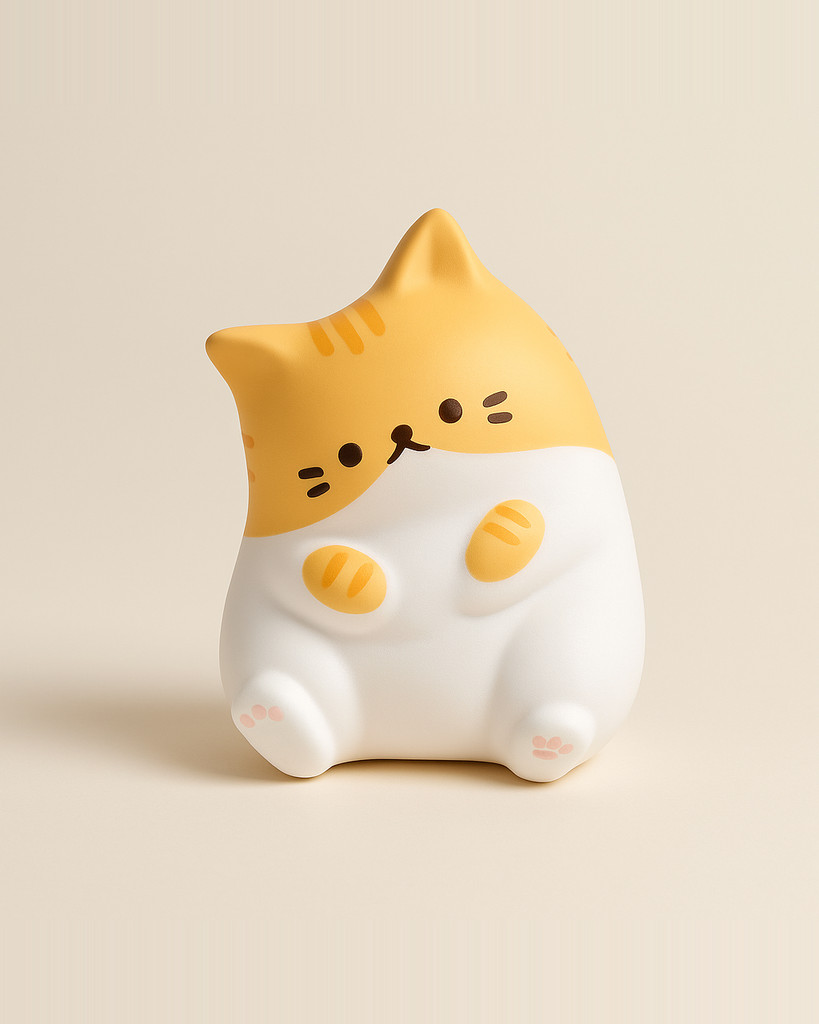 Katze Stress Relief Squishy Spielzeug Pu Langsam Rising Squeeze Antistress Ball Cartoon Tisch Ornamente Squishy Stress Reliever Spielzeug
