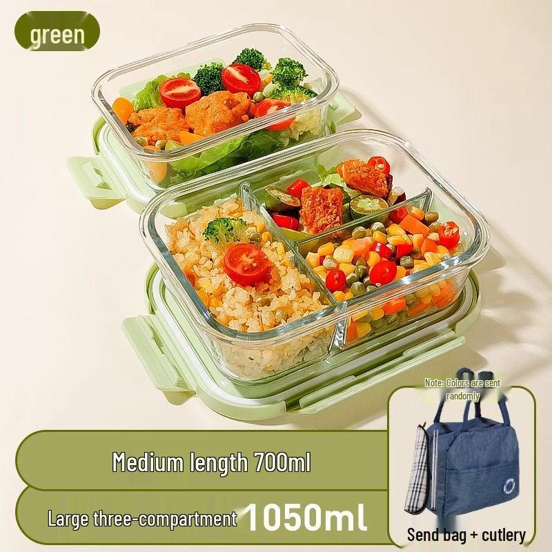 ZISIZ Glass Food Storage Container