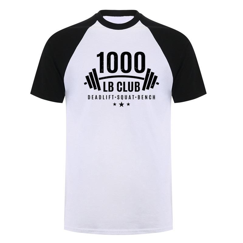 1000 Lb Club Deadlift Squat Bench Weightlifting T Shirt Bodybuilder Gym Fitness Tshirts Da537