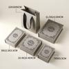 Magnetic Book-Style Jewelry Box with Soft Foam Lining Ring Earring Bracelet Flip-Top Storage Box Gift Jewelry Case Holder