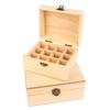 12/25 Slots Wooden Storage Box Carry Organizer Essential Oil Bottles Aromatherapy Container Storage Box Case