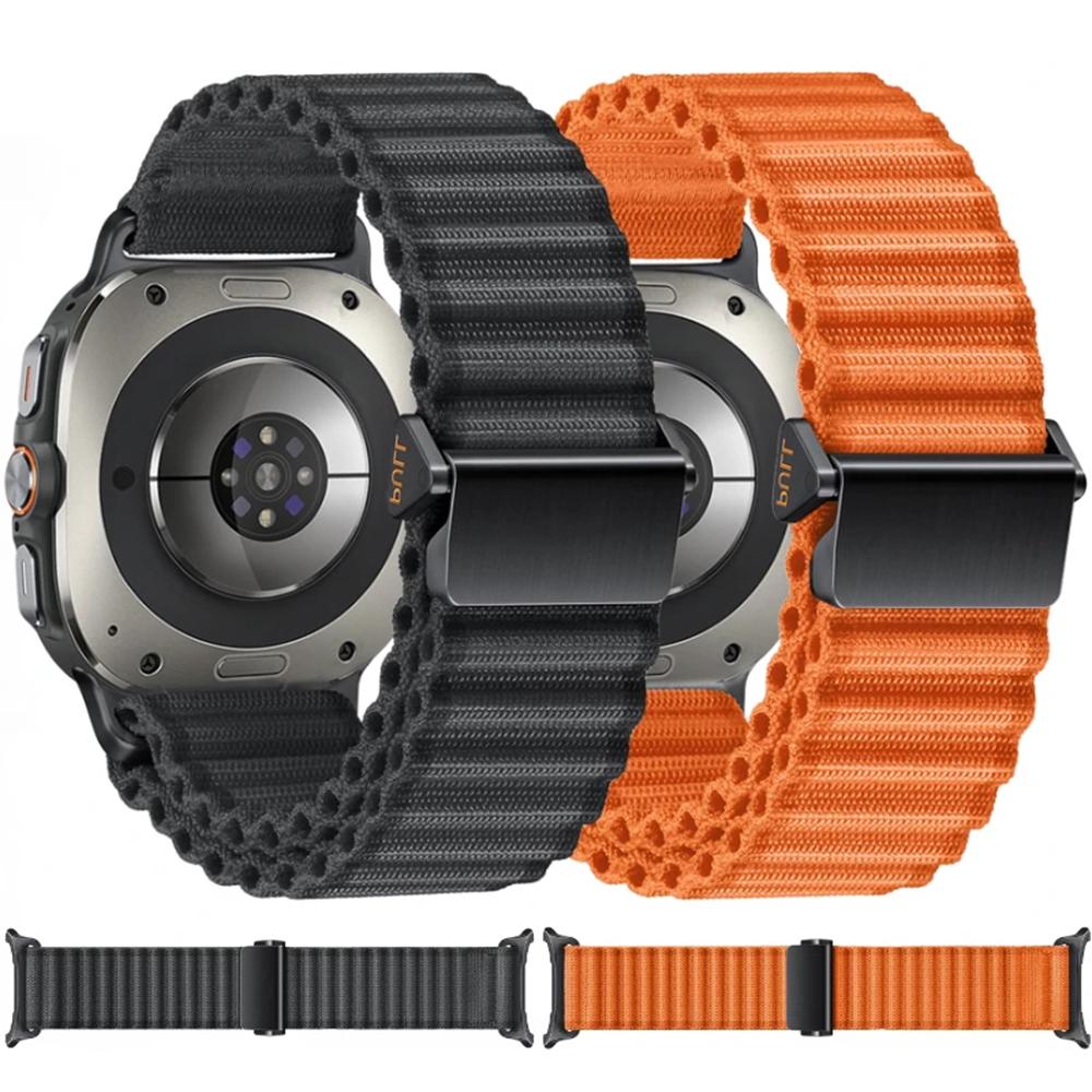 Trail Band for Samsung Galaxy Watch Ultra 47mm Nylon Loop Strap for Galaxy Watch LTE 47MM No Gaps Quick Fit Bracelet Accessories