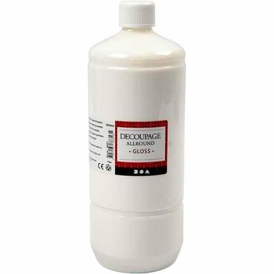 Lesklý lak s lepidlem - 1000 ml