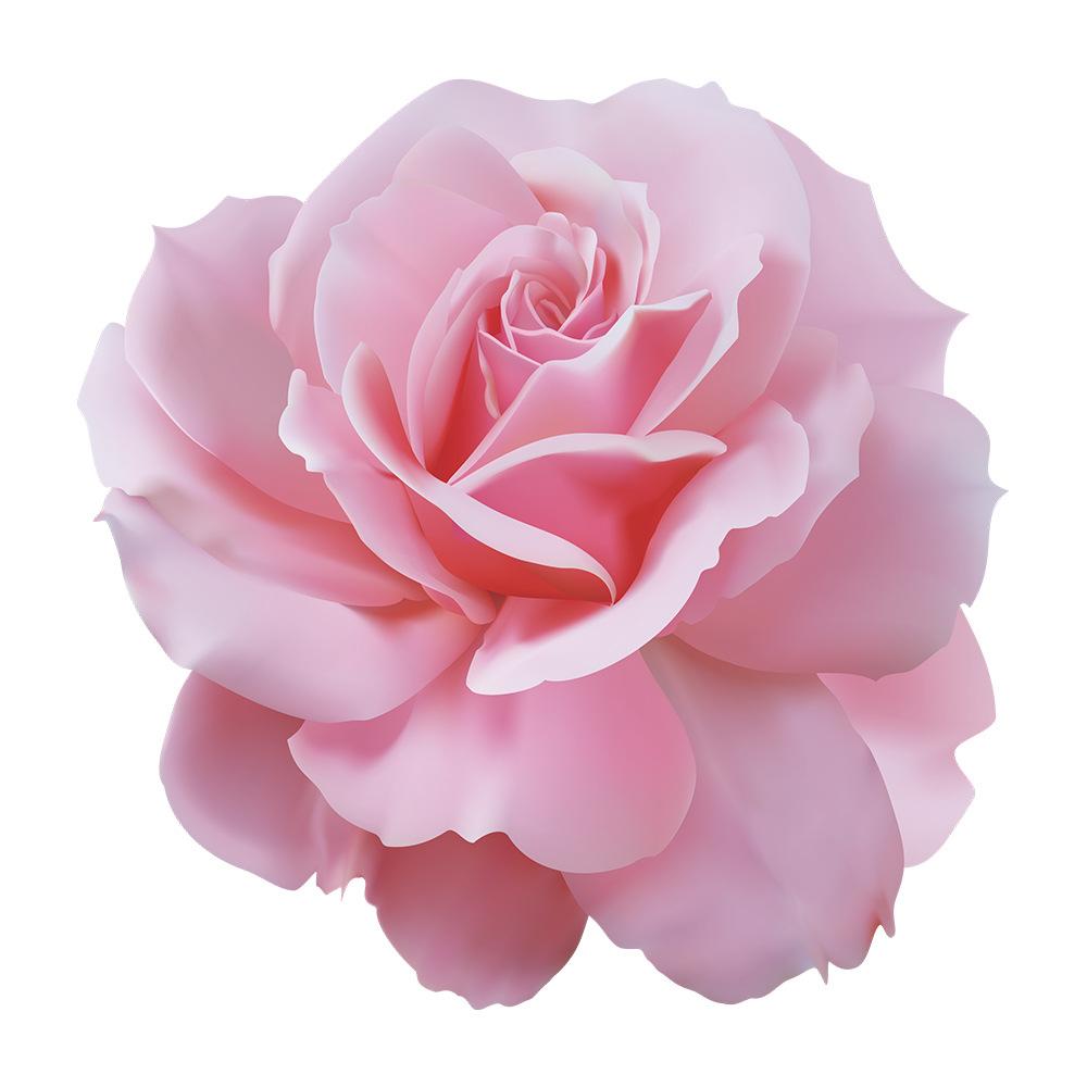 

Набор водостойких самоклеящихся съемных наклеек на туалет и стену с нежными розовыми розами для ванной комнаты, туалета, домашнего декора 29x29CM разноцветный