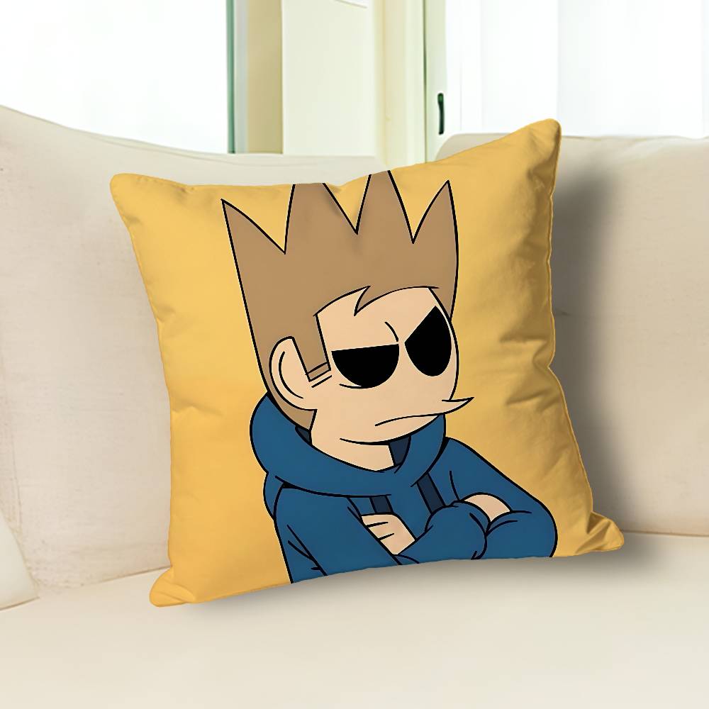Funny E-Eddsworlds-S Various Sizes Square Pillow Case For Car Home Bedchamber Decor Custom Valentine gift