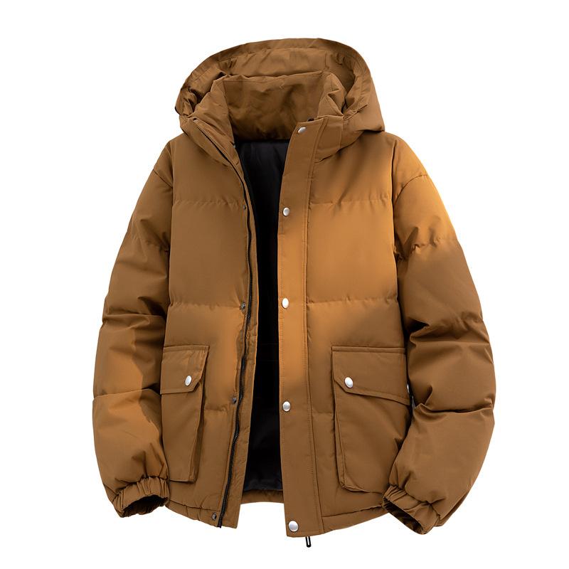 Autumn Winter Men Woman Thick Warm Windproof Hooded Cotton Jacket Men's Casual Padded Coat Male Outerwear