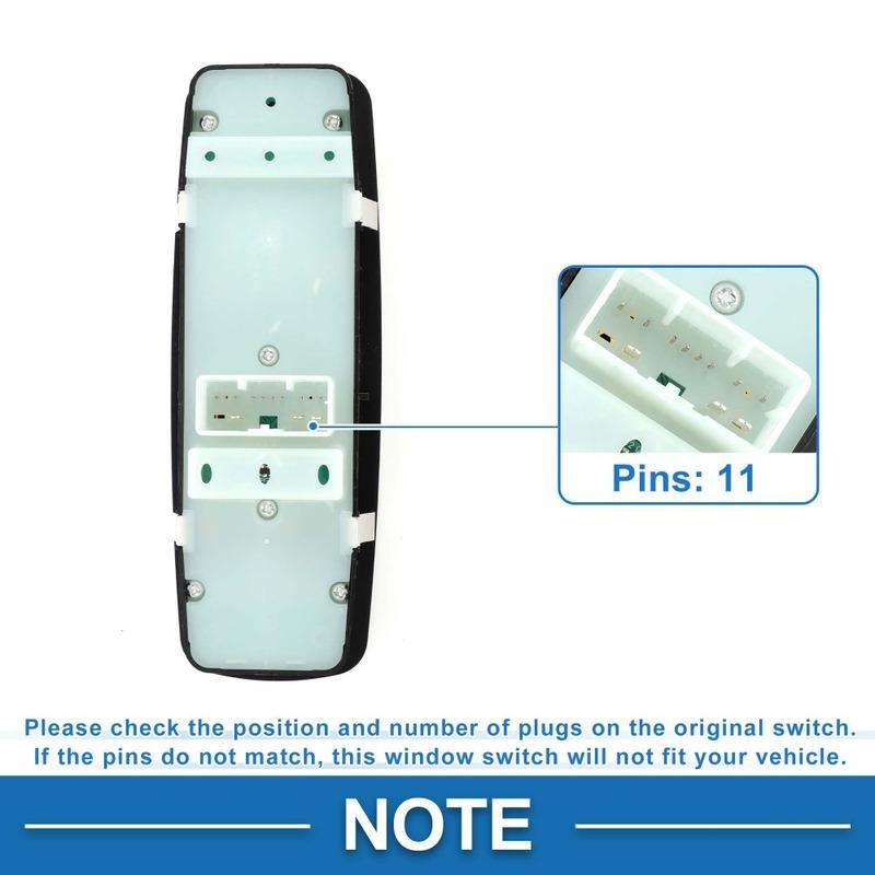 68289803AB New Power Window Control Switch For Jeep Mopar Grand Cherokee 2016- 68319803AA