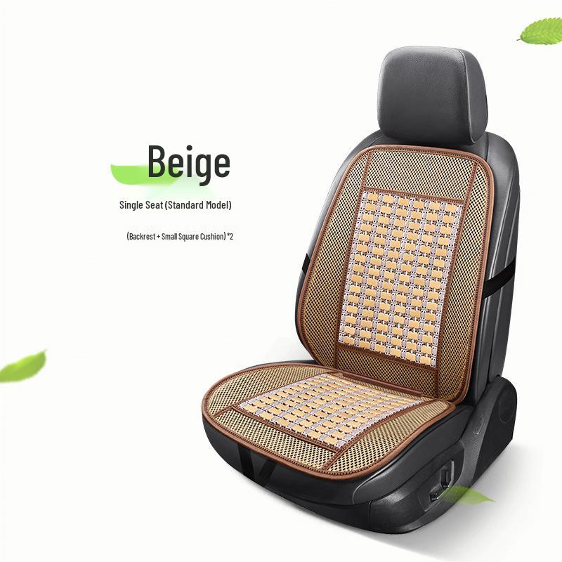 Comfortable Breathable Universal Bamboo Car Seat Cushion – Single Piece, Cool Summer Mat for Trucks