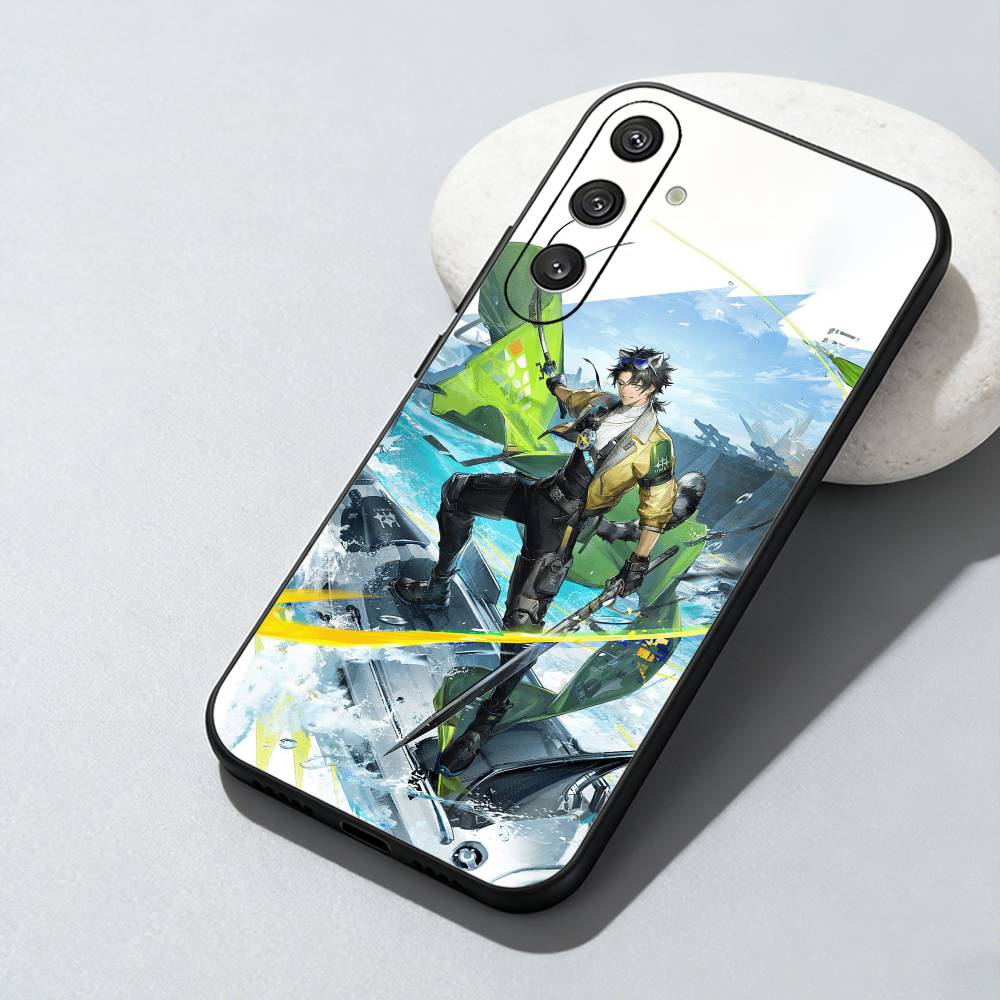 

A-Arknights G-Игра End-field Чехол для телефона для Samsung Galaxy A73,A72,A71,A70,A52,A51 Другие Мягкий черный чехол Samsung a31