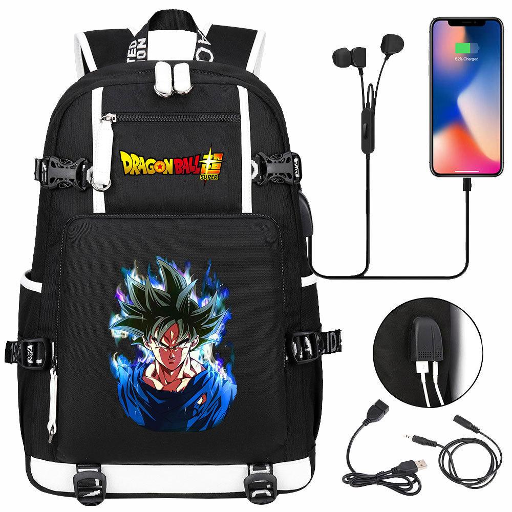 Riman Dragon Ball Wukong USB Teen Student School Bag Men's and Women's Leisure Large Capacity Travel Backpack