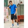 Kelme Herren Poloshirt, Golfshirt, Kurzarm, Basic Dry, Einfarbig, Soft Touch (Blau, Größe M)