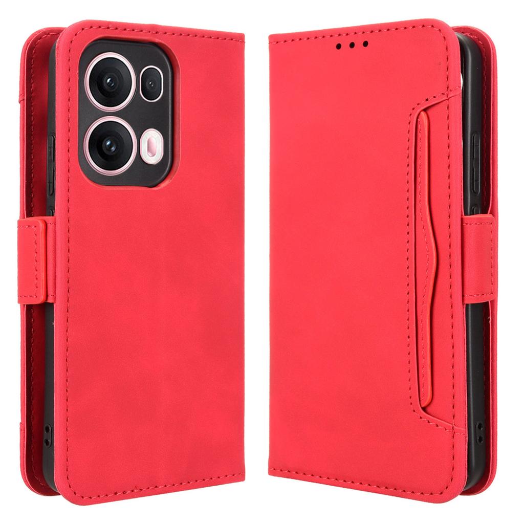 For Oppo Reno13 Pro 5G Leather Case Phone Wallet Cover with Multiple Card Slots