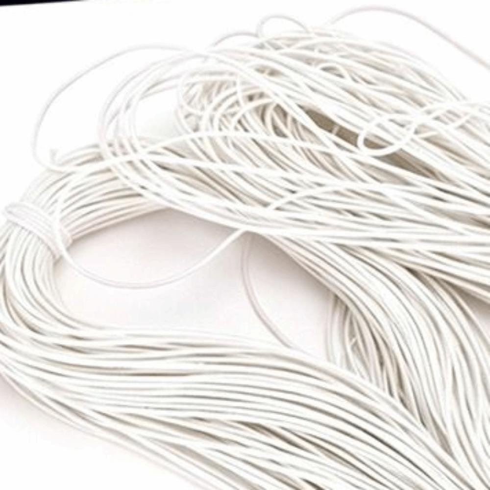 100m Length Elastic Beading Cord Black Waxed Polyester Cord Stretchy String Rope  Necklace Beading