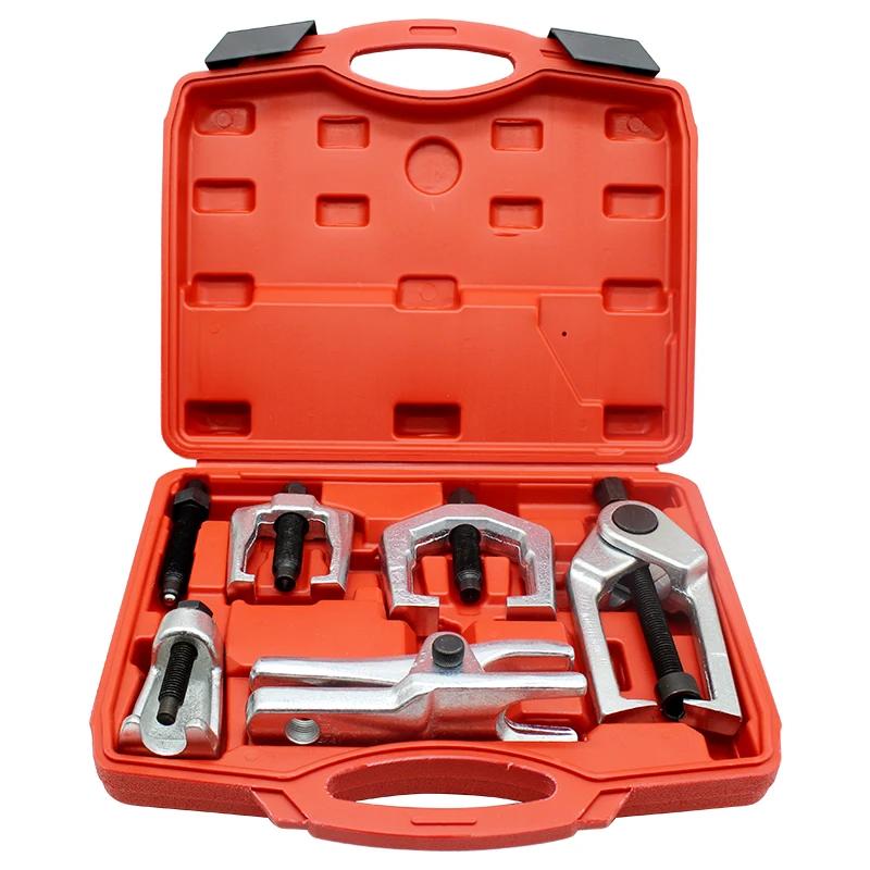 

5 шт./набор Многофункциональный инструмент для снятия шаровой опоры Экстрактор шаровой опоры автомобиля Съемник шаровой опоры рулевой тяги нижнего рычага