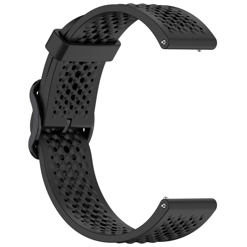 For Samsung Galaxy Watch FE 40mm/Watch7 44mm/40mm Silicone 20mm Multiple Holes Breathable Watch Strap