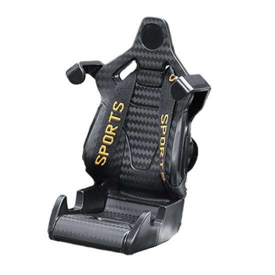 Adjustable Car Phone Holder 360 Degree Rotation Phone Stand for Mobile Size golden belt