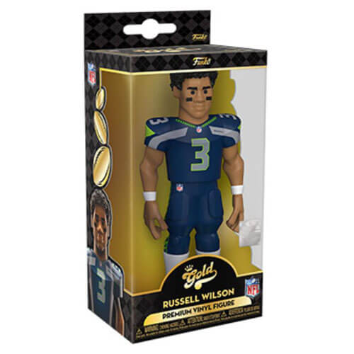NFL Russel Wilson Vinyl Gold Chase dodává 1 v 6