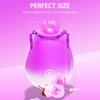 Adult 10-Speed Clitoral Suction Masturbator Jumping Effect Rechargeable Waterproof Silicone Rose Vibrator for Breast Stimulator