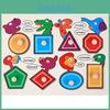 Wooden Childrens Number And Letter Puzzle Blocks Educational Toy For Early Learning