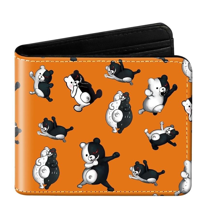 Danganronpa Anime Foldable Leather Wallet Short Purse