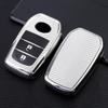 Toyota Car Key Cover for Crown, Highlander, Corolla, Hybrid, Prado, Camry - Shell Case Buckle
