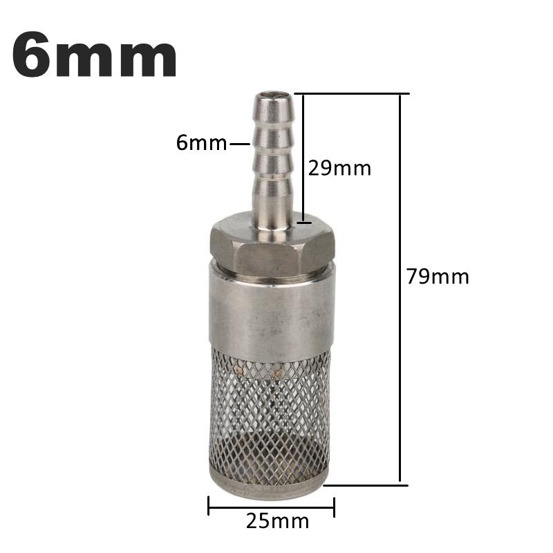 Filtr do węża 6~20mm Sitko ze stali nierdzewnej Ogrodowe nawadnianie Filtr do mycia samochodu Złączki filtrujące do pompy wodnej do akwarium