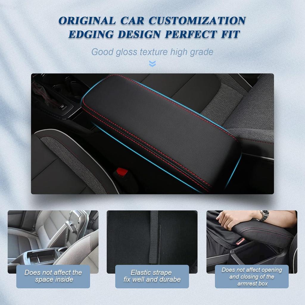 BIBIBO 2025 Chevy Trailblazer Center Console Cover for 2021-2023 2024 2025 Chevy Trailblazer Console Lid,Trailblazer Arm Rest Pad Cover,2025 Chevy