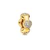 Sparking Gold Plated Charm Beads Dangle Original Snake Fit Copper Bracelet Necklace Beads For Diy Jewelry Women Gift