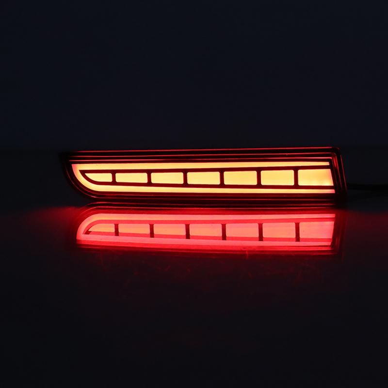 2 Stück Auto Heckstoßstange LED Bremslichter Passend für Mitsubishi Lancer/Evolution X CZ4A 2008-2017/Outlander Sport / RVR / ASX 2011-2012