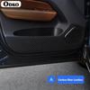 Car Door Anti Kick Pad Black Carbon Fiber Protective Cover Anti-Dirty Sticker for VOLVO XC60 2018 2019 2020 2021 2022 2023 2024