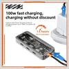 10-in-1 Type-C USB Hub with Transparent Design Multi-Function Dock Adapter