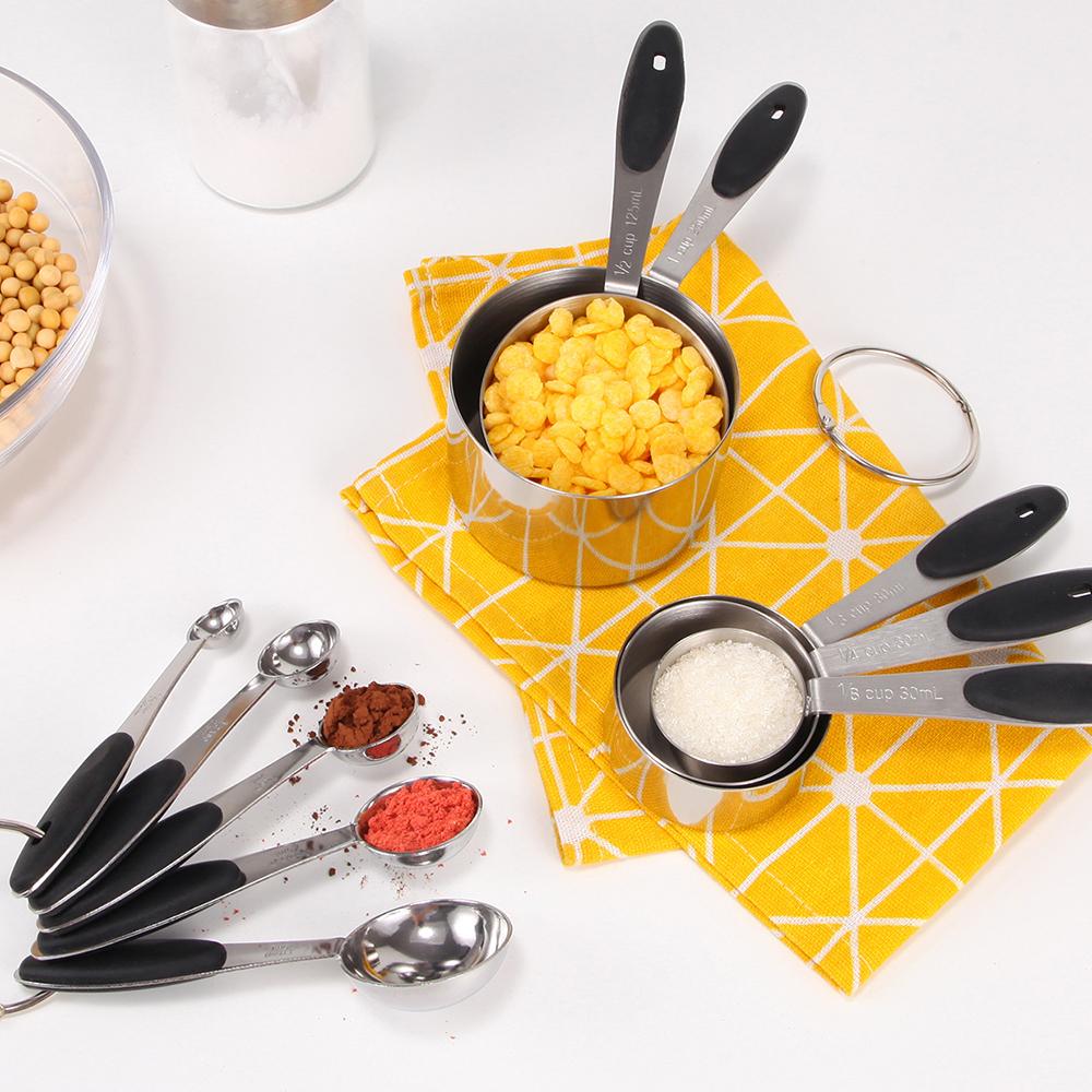 Cuillère à Mesurer Le Café Avec Manche En Bois D'acier Inoxydable, Cuillères à Café à