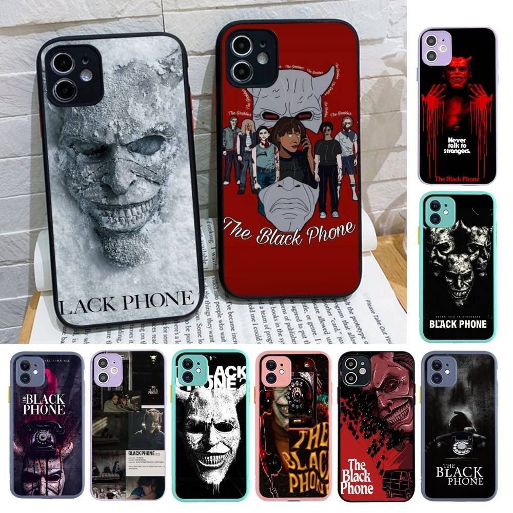 Horror Movie The B-Black P-Phone Phone Cases For IPhone 16 15 14 Plus 13 12 11 Pro Max Matte Oft Bumper Phone Cover