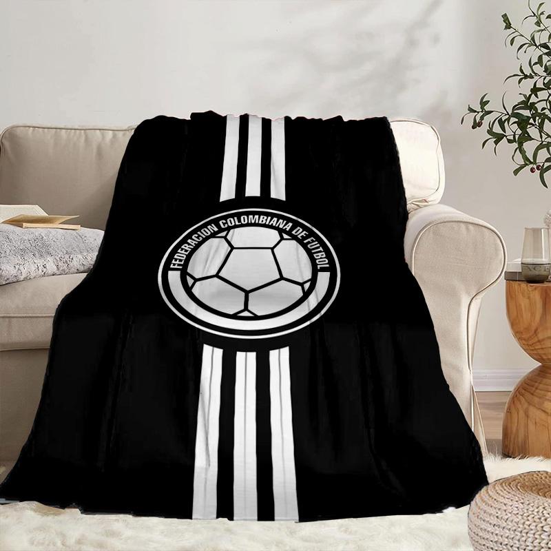 Colombian national football team Portable Blanket/Soft Blanket Bedding Blanket Suitable for Travel Camping Living Rooms Offices Sofas Fan Gifts