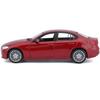Bburago Scale Alfa Romeo Giulia 2016 Red Diecast Model Car Finished Product RD 1/24 / 18-21080