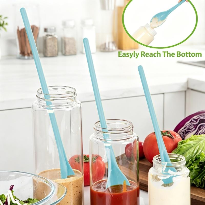 Cooking Spoon Heat Resistant Kitchen Spoons for Baking Mixing,Stirring,and Serving,Small To Large None Stick