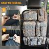 Tactical Car Seat Back Upgraded Vehicle Panel Organizer with 5 Removable Molle Universal Fit for Most Vehicles Organizer, Pouches,